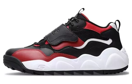 Кроссовки женские D"Lites 1.0 Chunky с низким верхом, черные/красные Skechers