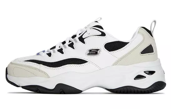 Кроссовки женские D"Lites 4.0 Chunky с низким верхом, белые/черные Skechers