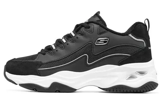 Кроссовки женские D"Lites 4.0 Chunky с низким верхом, черные Skechers