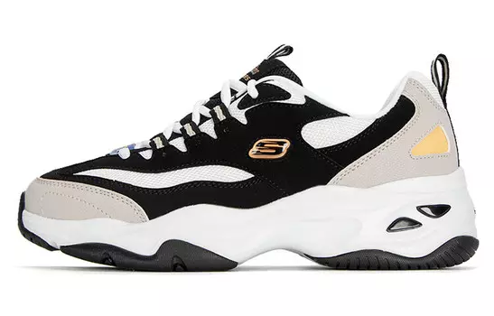 Кроссовки женские D"Lites 4.0 Chunky с низким верхом, черные/многоцветные Skechers