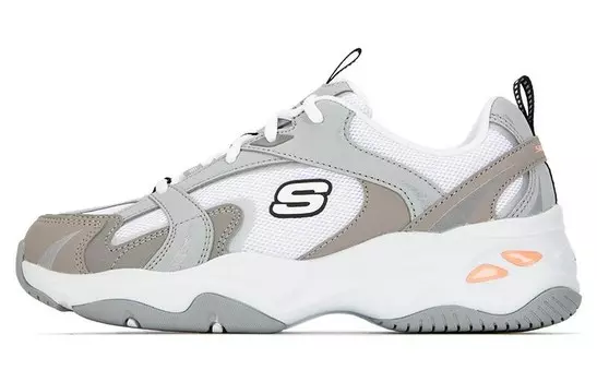 Кроссовки женские D"Lites 4.0 Chunky с низким верхом серого цвета Skechers