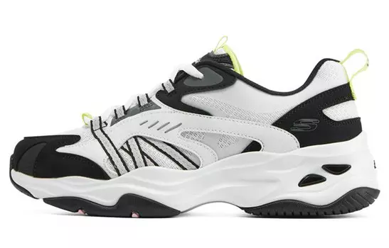 Кроссовки женские D"Lites 4.0 Chunky с низким верхом, белые/черные Skechers