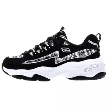 Кроссовки женские D"Lites 4.0 Chunky с низким верхом, черные/белые Skechers