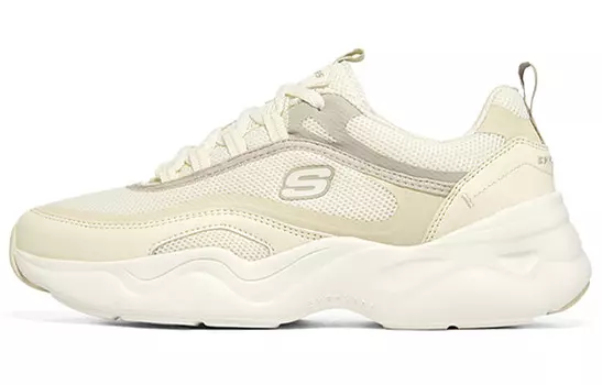 Кроссовки женские D"LITES AIRY 3.0 Chunky с низким верхом, кремово-бело-серые Skechers