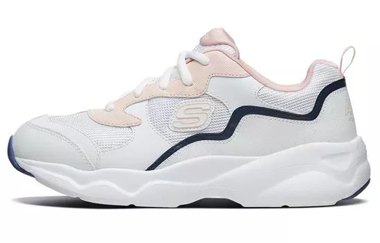 Кроссовки женские D"LITES AIRY Chunky с низким верхом, белые/пудровые Skechers