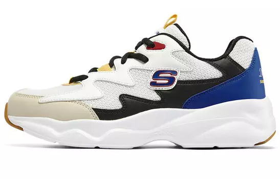 Кроссовки женские D"LITES AIRY Chunky с низким верхом, белые/королевские синие Skechers