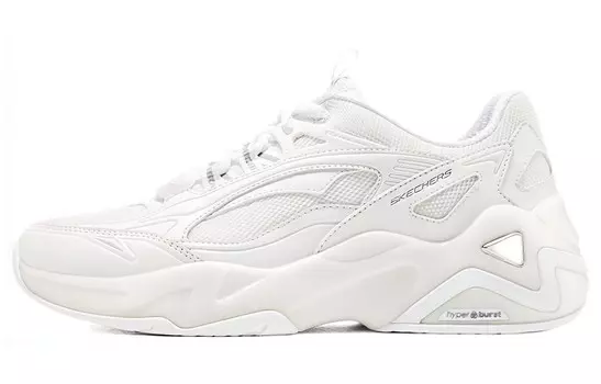 Кроссовки женские D"LITES HYPER BURST Chunky с низким верхом белого цвета Skechers