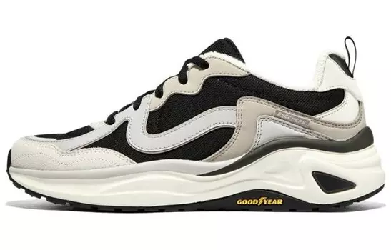 Кроссовки женские D"LITES WAVE Chunky с низким верхом, черные/серые Skechers