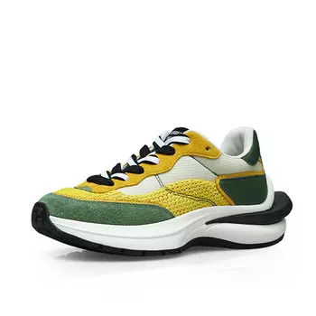 Кроссовки женские Deep Breath Brother на волнообразной подошве, зеленый