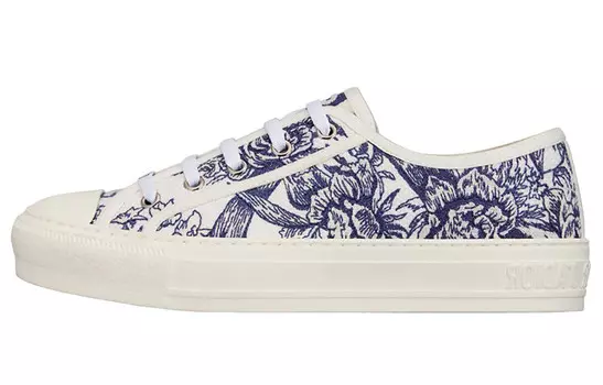 Кроссовки женские Dior Walk'N'Dior 'Jardin, белый / синий