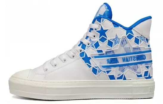 Кроссовки женские Dior Walk'N'Dior Star Bright, синий / белый