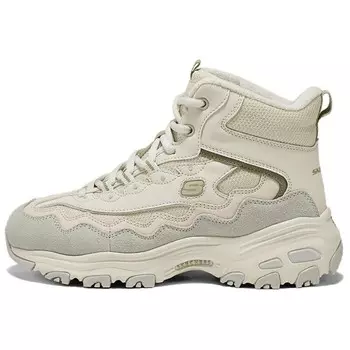 Кроссовки женские DLITES Lifestyle с высоким берцем Темно-серого цвета Skechers, цвет Taupe