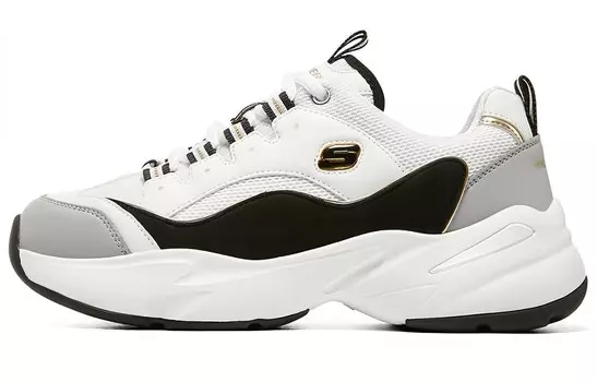 Кроссовки женские DLITES с низким верхом, белые/серые Skechers