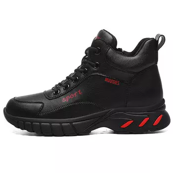 Кроссовки женские для повседневной носки средней высоты Golden Silk Rabbit, черный/белый