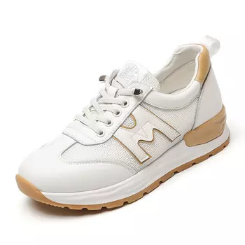 Кроссовки женские для повседневной носки средней высоты Cigna, цвет White/Apricot