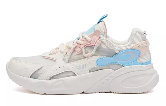 Кроссовки женские Dragon Eyes Low-Top Feather White/прозрачная пудра 361°