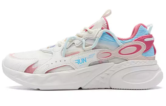 Кроссовки женские Dragon Eyes Low-Touch Feathers White/Light Half Blue 361°