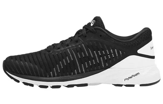 Кроссовки женские Dynaflyte 2 с низким верхом, черные/белые Asics
