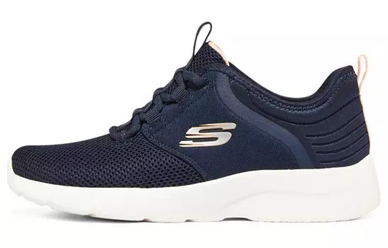 Кроссовки женские Dynamight 2.0 с низким верхом, синие/розовые Skechers