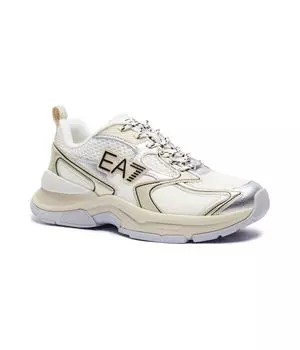 Кроссовки женские Ea7 спортивные, экрю