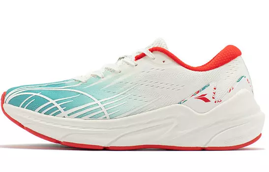 Кроссовки женские Fei Ren с низким верхом Feather White/глазурованный фарфорово-зеленый 361°