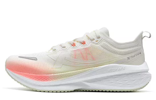 Кроссовки женские Five-point Speed 2.0 с низким верхом, белые/розовые Xtep