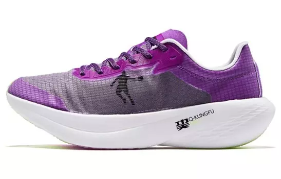 Кроссовки женские Flying Shadow PB1.0 с низким верхом Фиолетовый/черный/белый/зеленый Qiaodan