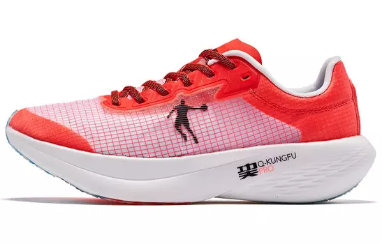 Кроссовки женские Flying Shadow PB1.0 с низким верхом, оранжевые/синие Qiaodan