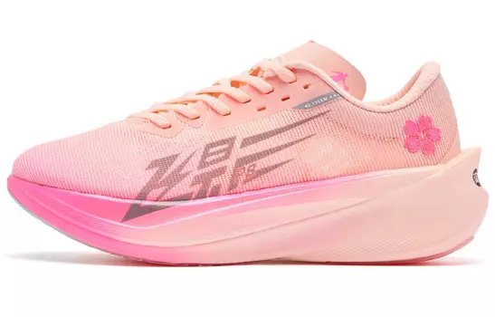 Кроссовки женские Flying Shadow PB4.0 с низким верхом, эмалированная пудра, пудра Aurora Qiaodan