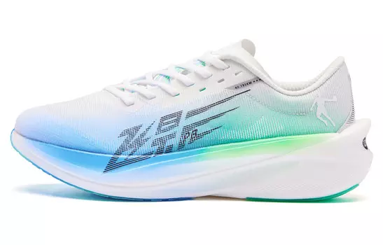 Кроссовки женские Flying Shadow PB4.0 с низким верхом, белые/синие/зеленые Qiaodan