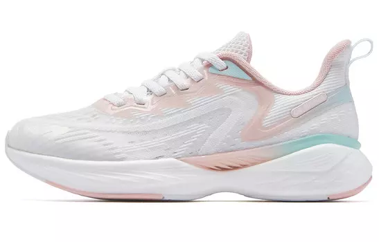 Кроссовки женские Flying Shadow Team1.0 Low-top Белые/пудровые Qiaodan