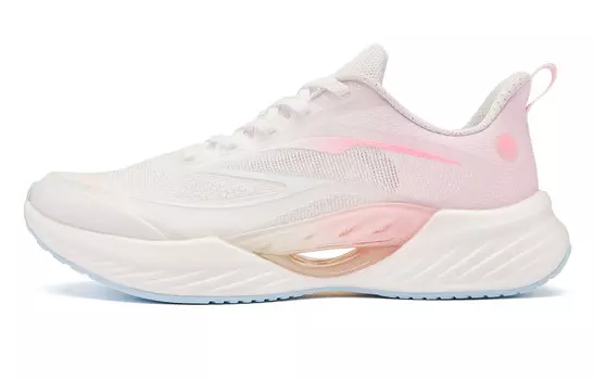 Кроссовки женские Flying Shadow Team2.0 с низким верхом White Morning Glow Qiaodan