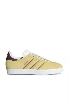 Кроссовки женские Gazelle Adidas Originals, цвет Almost Yellow, Oat, And Maroon
