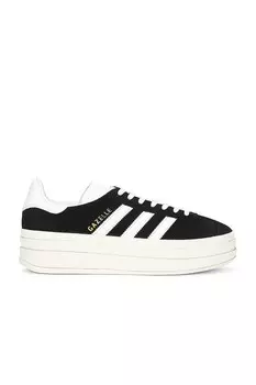 Кроссовки женские Gazelle Bold Platform Adidas Originals, цвет Core Black, Cloud White, & Core White