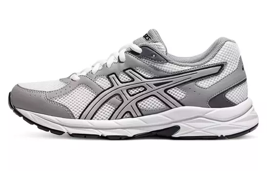 Кроссовки женские Gel-Contend Cn с низким верхом, белый/серый Asics