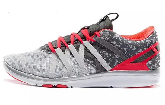 Кроссовки женские Gel-Fit Yui с низким верхом серо-красные Asics