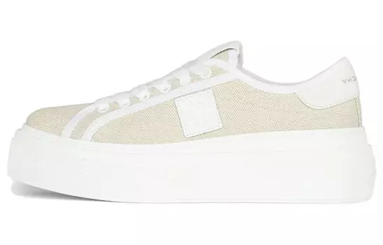 Кроссовки женские Givenchy на платформе, бежевый