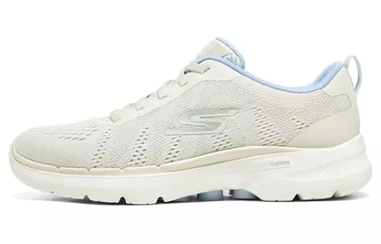 Кроссовки женские Go Walk 6 с низким верхом, цвет белый Skechers
