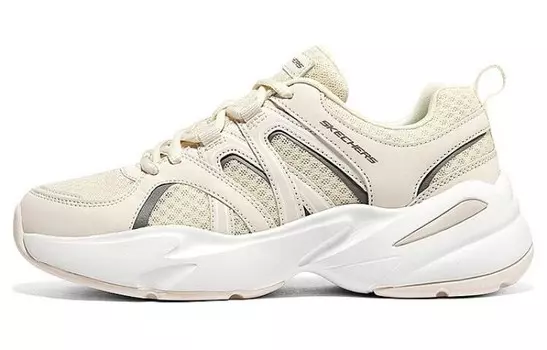 Кроссовки женские Go Walk Flex Lifestyle с низким верхом бежевого цвета Skechers