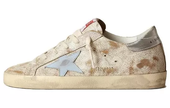 Кроссовки женские Golden Goose Super-Star Skateboarding, белый / синий