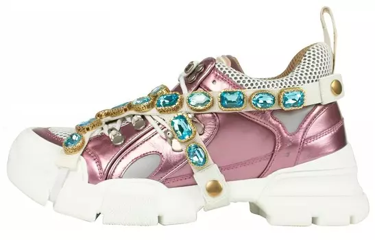 Кроссовки женские Gucci Lifestyle, розовый