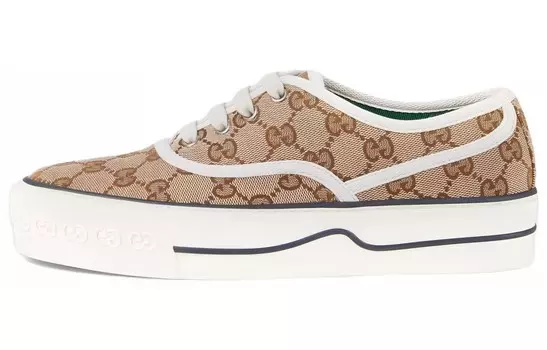 Кроссовки женские Gucci Tennis 1977, бежевый