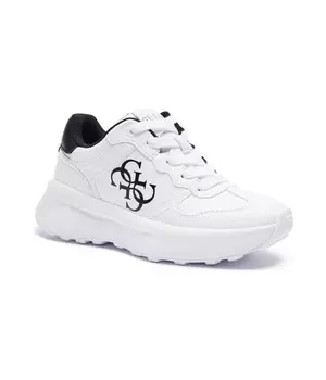 Кроссовки женские Guess с принтом и на толстой подошве, белый