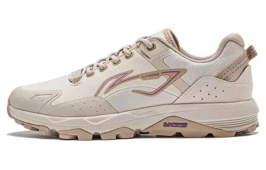 Кроссовки женские Gundam Running Shoes Low-top бежевые Lining