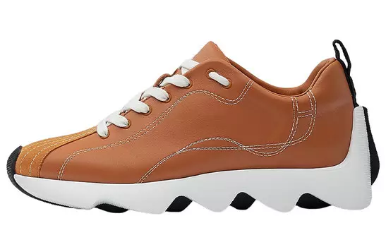 Кроссовки женские Herms, коричневый