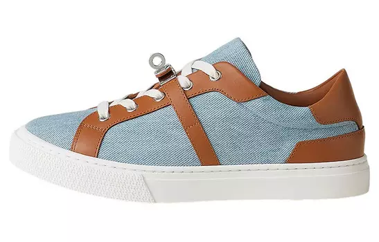 Кроссовки женские Herms, светло-голубой