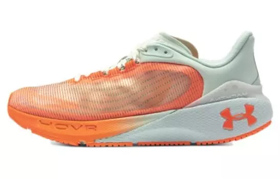 Кроссовки женские HOVR Machina 3 с низким верхом, зеленые/оранжевые Under Armour