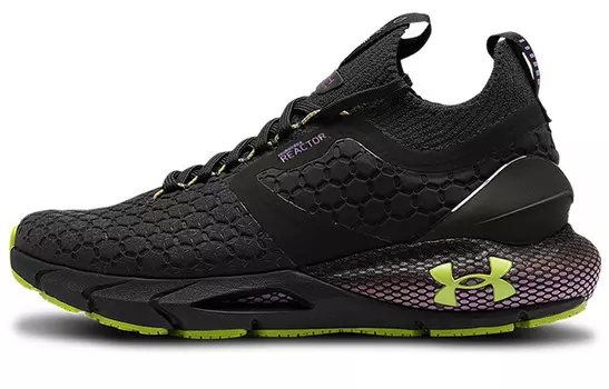 Кроссовки женские HOVR Phantom 2 с низким верхом, черные/зеленые Under Armour
