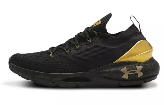 Кроссовки женские HOVR Phantom 2 с низким верхом, черные/золотые Under Armour