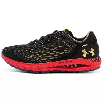 Кроссовки женские Hovr Sonic 3 с низким верхом, черные/красные Under Armour
